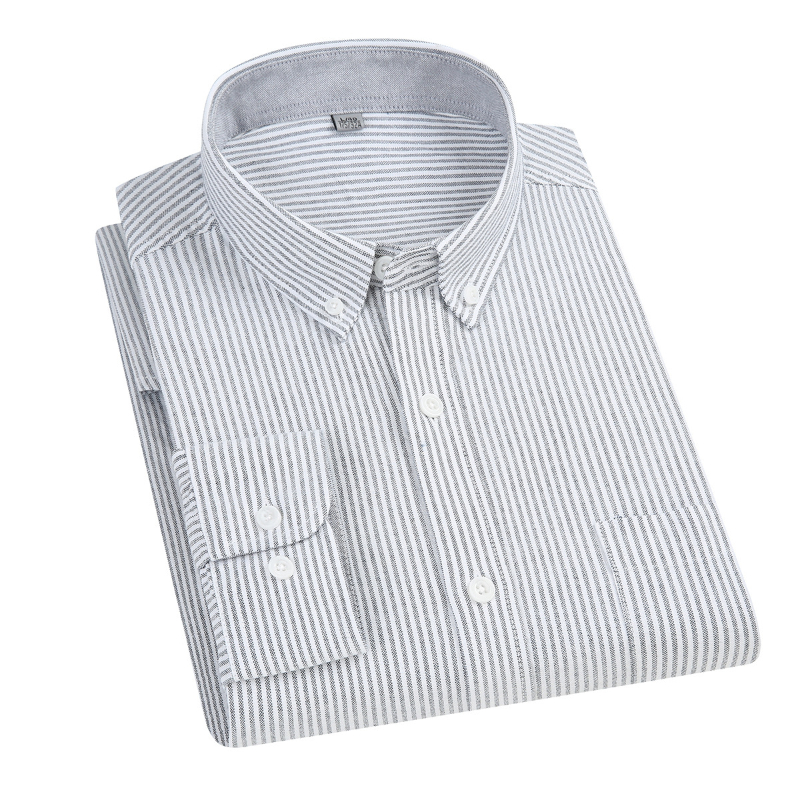 5XL Oxford 100% katoenen shirt - Oxford Cotton Casual Shirt Business recensie en prijs