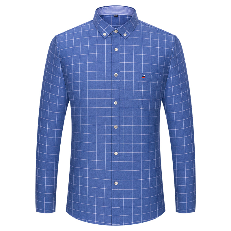 100% Puur Katoenen Oxford Mann - Oxford Cotton Casual Shirt Business recensie en prijs