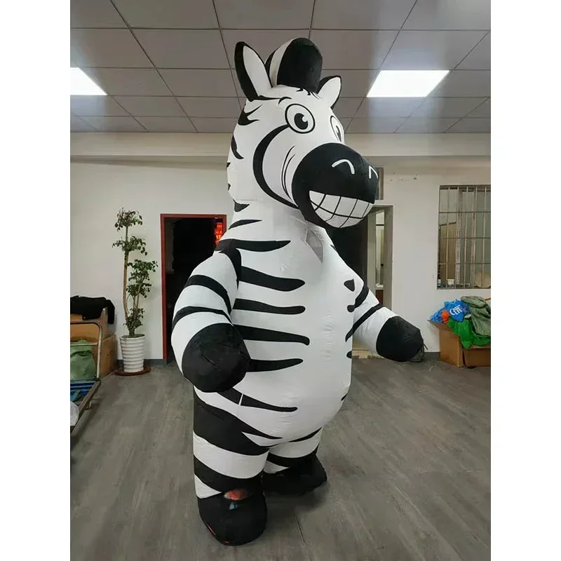 Opblaasbaar Zebra Mascottekost - Suits recensie en prijs