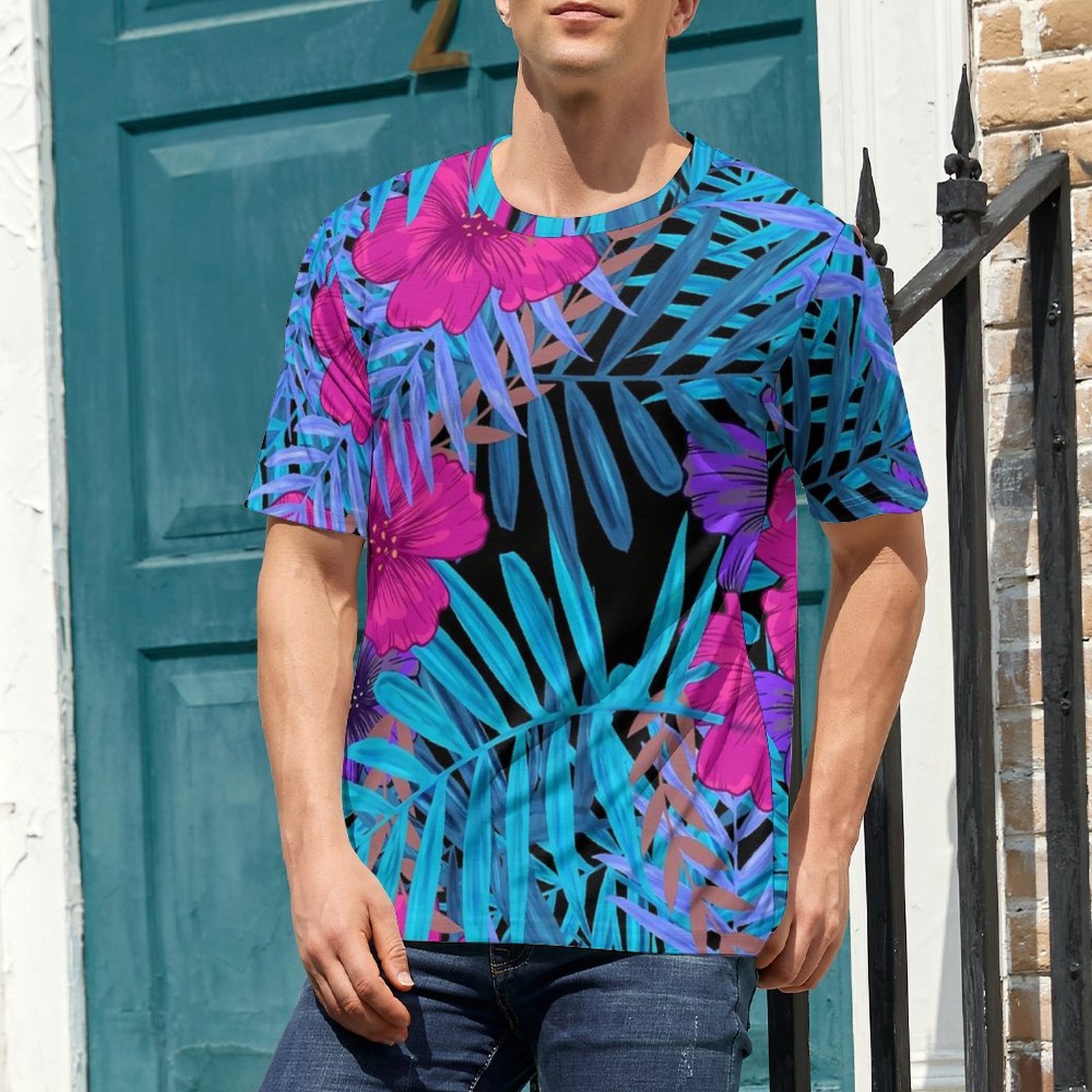 Oversized T-shirt, zomerse tro - Vintage Hawaiian Floral Shirt recensie en prijs