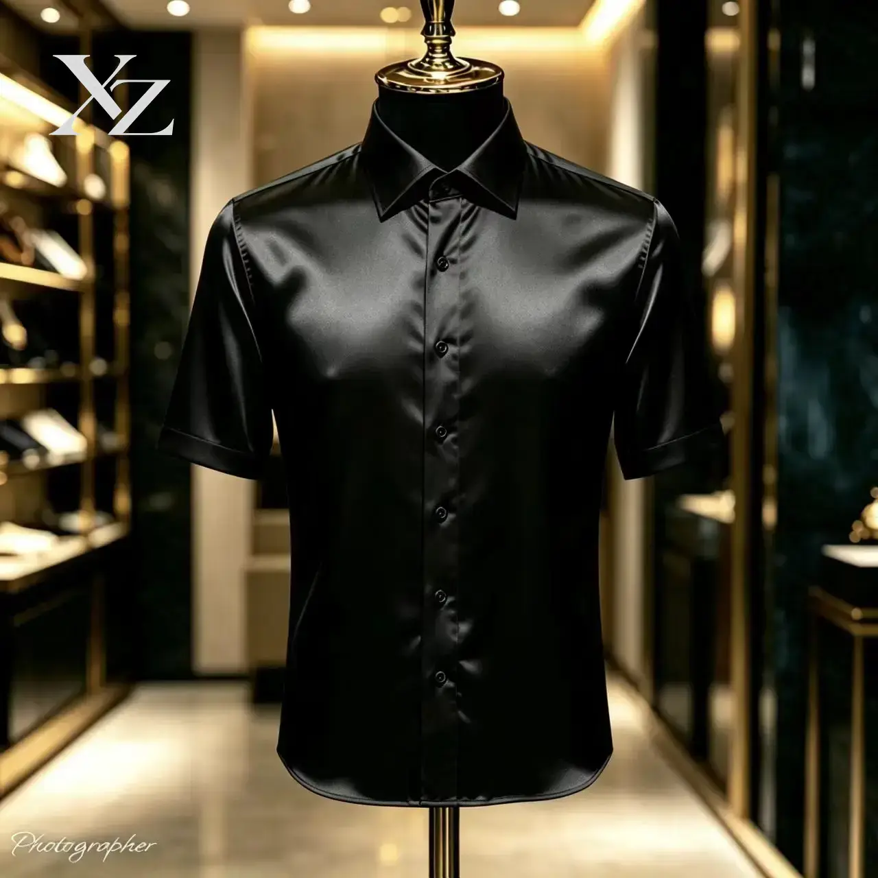 Premium heren overhemd van sat - Mens Satin Silk Dress Shirt recensie en prijs