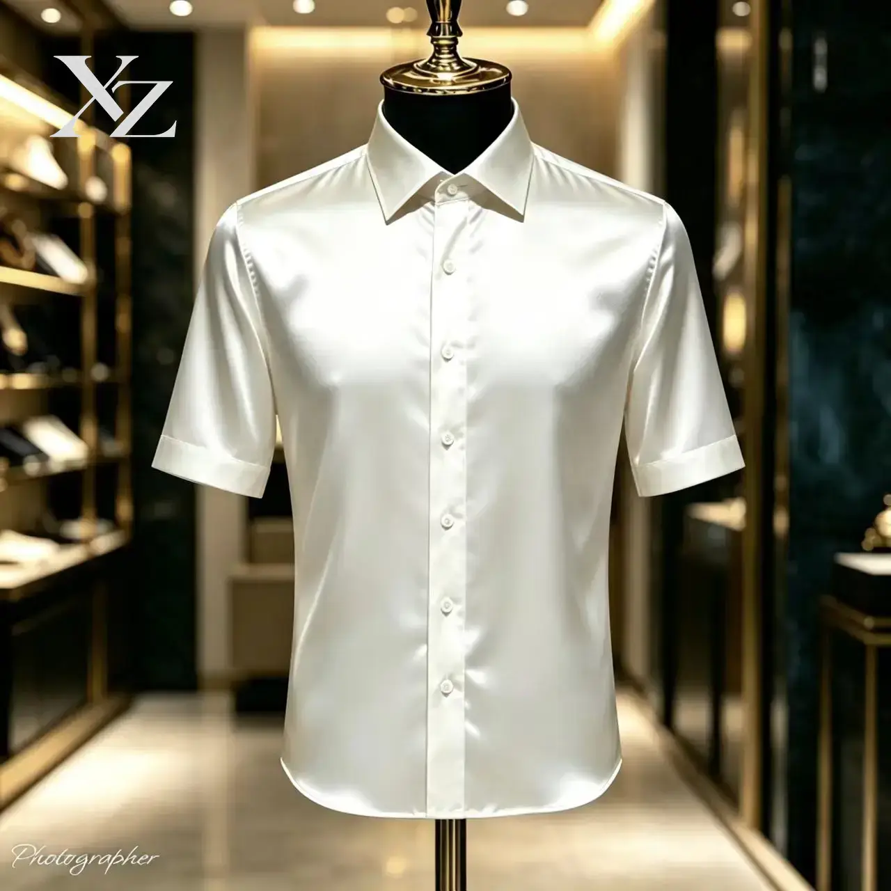 Premium heren overhemd van sat - Mens Satin Silk Dress Shirt recensie en prijs