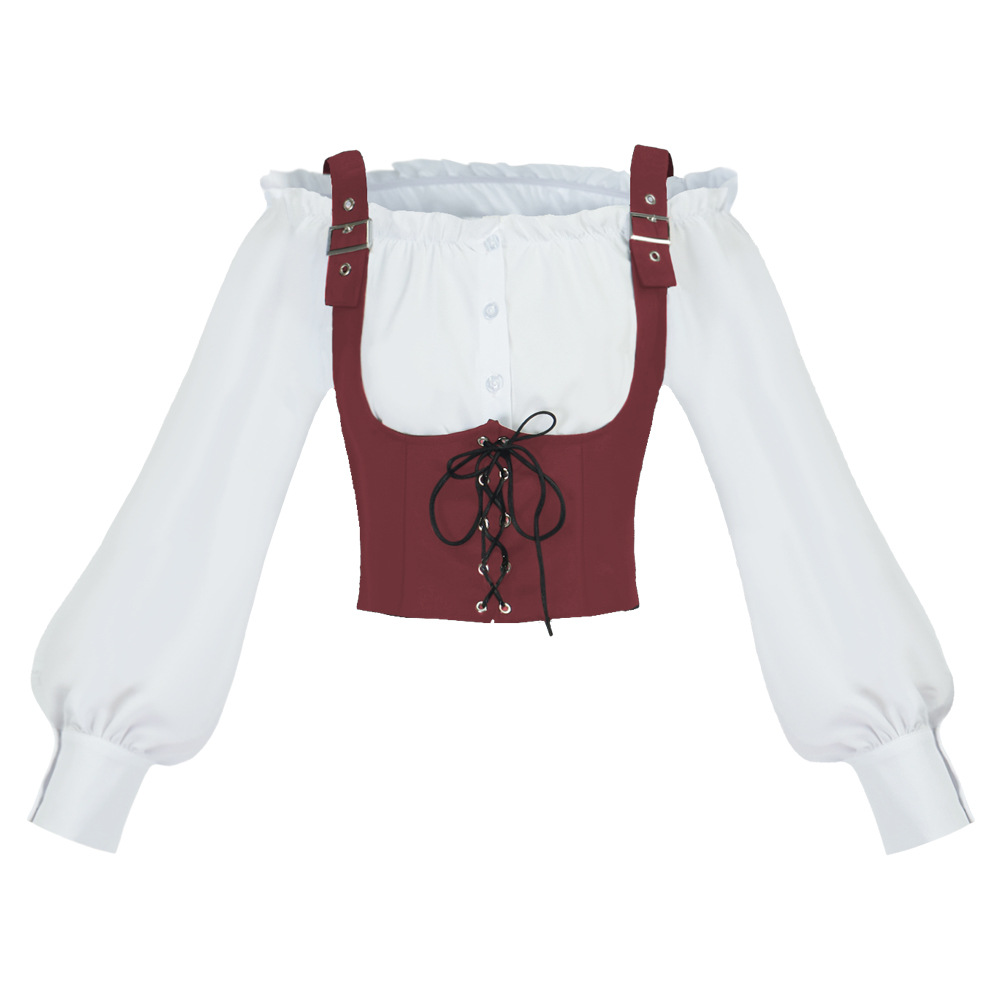 Retro Western-stijl damesblous - Shirts recensie en prijs